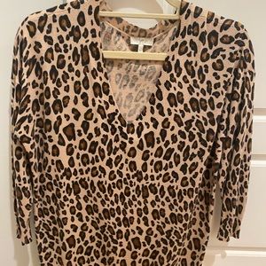 Joie cheetah three quarter length sweater
